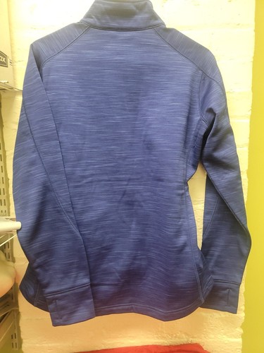 Therma Base Majestic Authentic Collection Women's Zip Fleece Small Blue - Picture 2 of 2