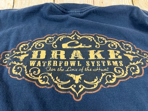 Drake Waterfowl Systems Hunting Blue Longsleeve T Shirt Size Medium - 第 5/7 張圖片