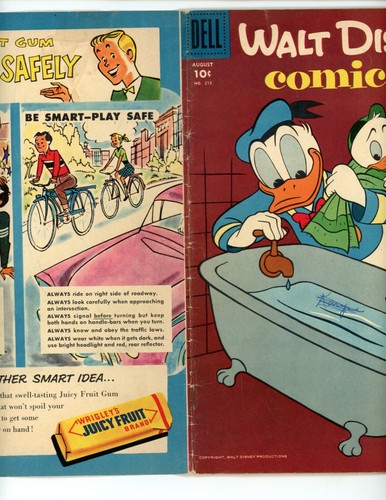 Walt Disney's Comics and Stories #215, VG- 1958 Donald Duck, Mickey Mouse, Daisy - Picture 4 of 6