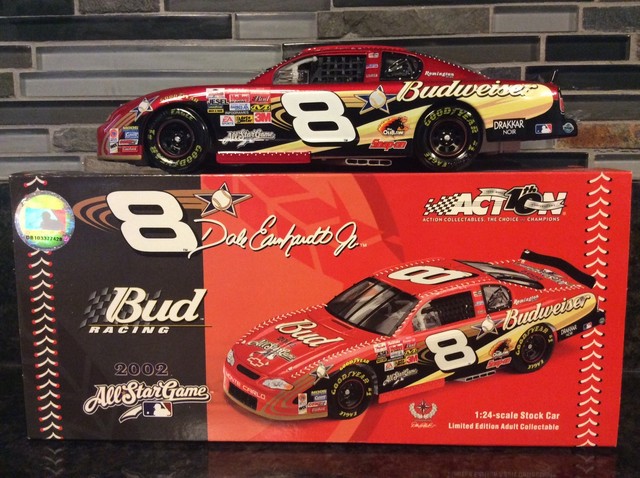 2002 Dale Earnhardt Jr 8 Budweiser Mlb All Star Game