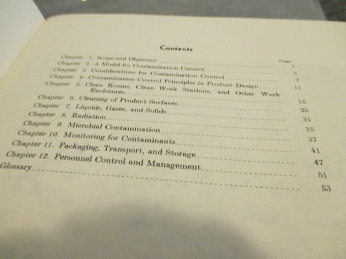 1967 NASA APOLLO/SATURN V ROCKET CONTAMINATION CONTROL PRINCIPLES BOOK - 55pgs - Picture 3 of 12