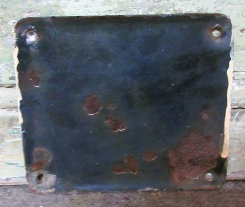 Ancienne plaque émaillée de rue numéro de maison 12 en relief - Imagen 2 de 2