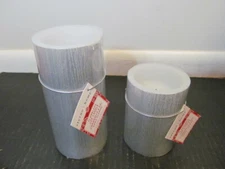 Sterno Home Flameless LED 3" Diameter Candle, Silver, 4" or 6" Height