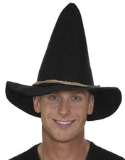Adults Deluxe Hillbilly Cone Hat With Yarn Band Costume Accessory