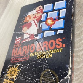 Super Mario Bros NES CIB Complete In Box Authentic 5 Screw Cartridge - Black Tab