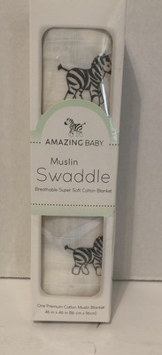 amazing baby muslin swaddle zebra