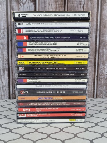 LOT OF 18 CLASSICAL MUSIC CDS Essential Mendelssohn, Brahms, Rachmaninoff & more - Picture 2 of 2