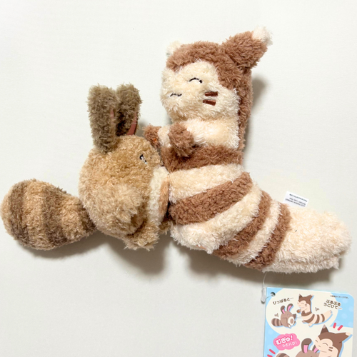 Sentret & Furret Toddle Hug Buruburu Plush Pokemon Center Mar 15 Release - Picture 2 of 24