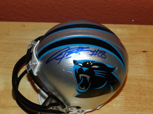 Jonathan Stewart Carolina Panthers Signed Mini Helmet Riddell VSR-4 COA - Picture 2 of 3