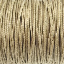 Tan 1mm Waxed Cotton Cord, 70 Meters, Macrame, Beading String
