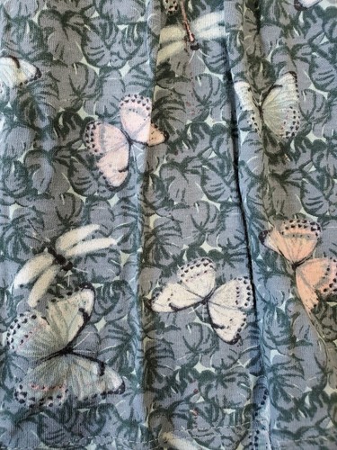 H&M Hm Sleeveless Butterfly Light Jersey Dress Sz 4-6 - Picture 4 of 5