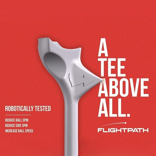 FLIGHTPATH Premium Golf Tees - Durable Plastic Golf Tees Designed to Enhance - Picture 4 of 5