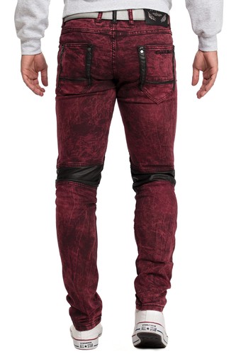 Mens Jeans Trousers Pants Straight Slim Regular Cut Fit Cargo Denim Strikin Dope - Picture 93 of 114