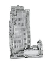 Metal Earth 30 Rockefeller Plaza Fascinations 3D Sheet Metal Model Kit MMS061