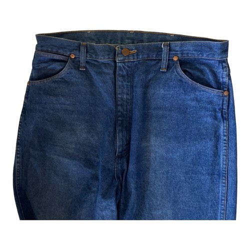 WRANGLER Women Jeans Size 19x34 W37 L34 Cotton High Rise Cowboy Cut 13MWZG Blue - Picture 5 of 9