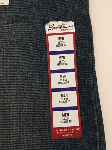 Pantalones de mezclilla DeadStock 2006 nuevos con etiquetas firma Levi Strauss inspirados en la colección para hombre talla 33x34 - Imagen 5 de 9