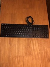 NEW Dell Slim Wired Keyboard KB216-BK-US KB216p Color Black