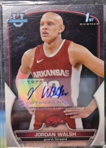 2022-23 Bowman University Chrome - Chrome Prospect Autographs Jordan Walsh #81