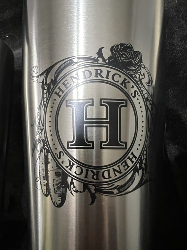 Hendricks Gin 2 piece Boston Shaker set. stainless steel - Picture 3 of 7