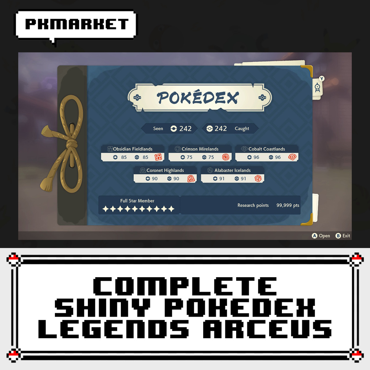 How to complete a Pokedex entry - Pokemon Legends: Arceus