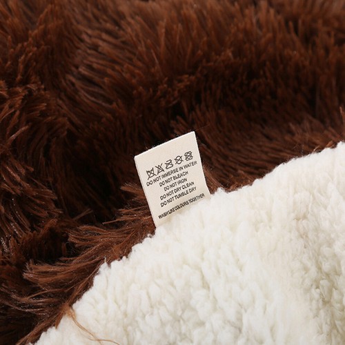 Long Pile Plush Sherpa Throw Blanket Super Soft Faux Fur Warm Shaggy Reversible - Picture 56 of 58