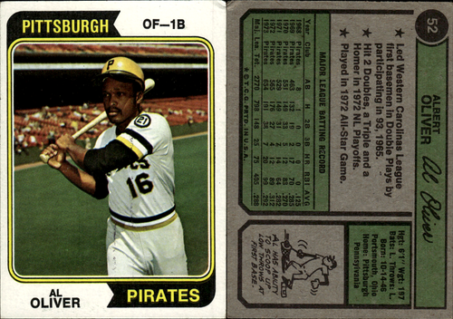 1974 Topps Baseball #1-250 - Conditions Vary ~ Choose Your Card - Picture 47 of 225