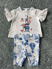 Ted Baker Baby Girl Top & Leggings Outfit Set - Newborn NWT