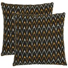 SAFAVIEH Ryder Pillow Set of 2 | Black |