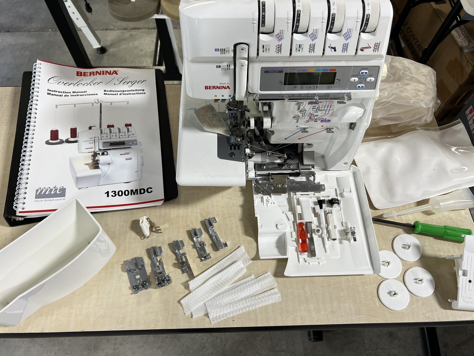 Bernina 1300MDC Overlock / Serger / Coverstitch Sewing Machine