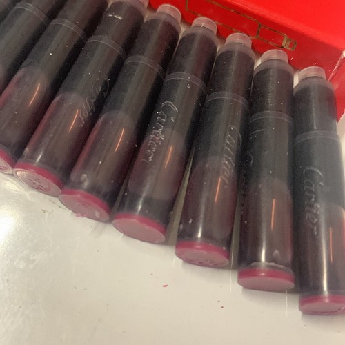 Cartier Fountain pen Refill Ref. VXRP0212 Red NOS vintage (Qty: 100pcs) - Picture 4 of 8