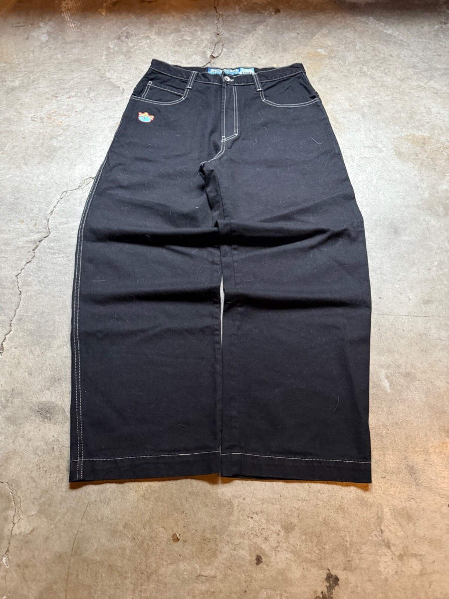 JNCO JEANS Black ARK 138 34 x 32 Rare Rave Grunge Baggy | eBay