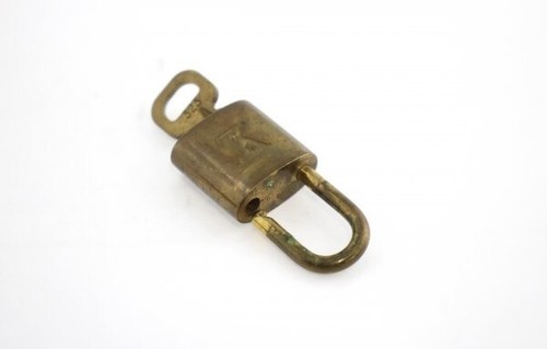 Louis Vuitton Lock & Key for Bags Brass Gold set of 10 Number Random PadLock 10 - Picture 8 of 9