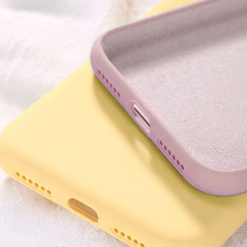 Für iPhone 12/12 Pro (6,1") Flüssig Silikon Hülle Weiche Mikrofaser - Bild 2 von 15