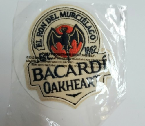 Bacardi Oakheart El Ron Del Murcielaco Est. 1862 Stick/Iron on Patch Rare bats - Picture 3 of 12