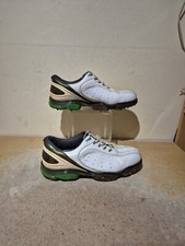 FootJoy Golf Shoes Mens Size 9.5 FJ Sport Laser Green White Leather Cleats (K7)