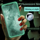 Luminous Tempered Glass For iPhone 16 15 14 13 Pro Max 12 11 XR 7 8 Film Cover