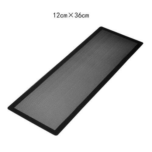 Black PVC PC Fan Dust Filter Dustproof for Case Computer Mesh Dust Net Covers - Afbeelding 6 van 10