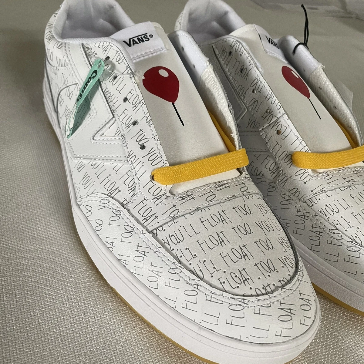 🎈VANS X HOUSE OF TERROR YOU'LL FLOAT TOO MEN SIZE 12 SLIP ON