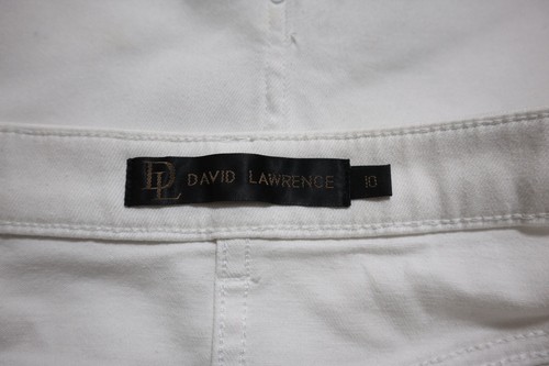 David Lawrence white denim skirt size 10 - Picture 3 of 3