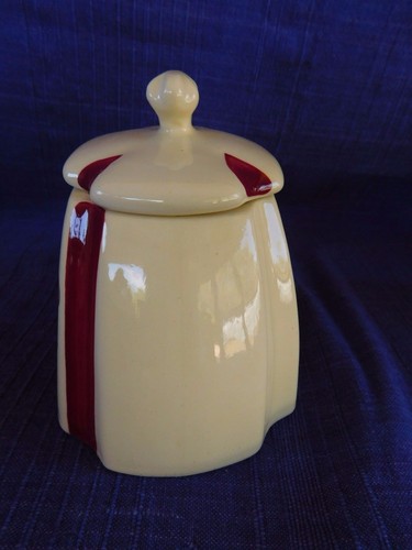 Purinton Fruit DRIP JAR & LID - have more items to set - PEAR, APPLE Slip Ware - Bild 2 von 8