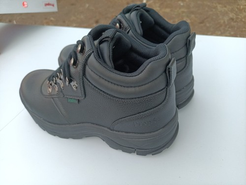 Propet Cliff Walker Size 9 W(E) Round Toe Hiking Mens Black Casual Boots M3188 - Picture 3 of 9