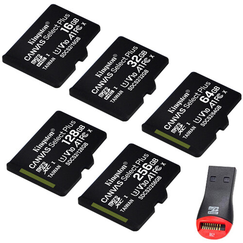 Kingston A1 100MB/s 256GB 128GB 64GB 32GB micro SD SDHC SDXC Memory Card Lot C10 - Picture 14 of 18