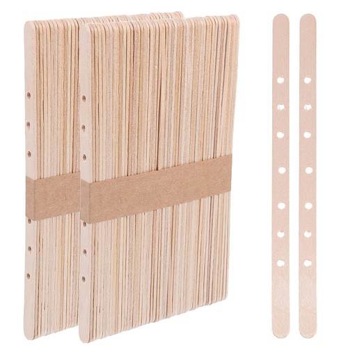 Wooden Candle Wick Holders Pack of 100pcs Wick Centering Devices Candle Wick ...