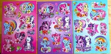 MY LITTLEPONY STICKERS NEW 3 SHEETS FREE SHIP