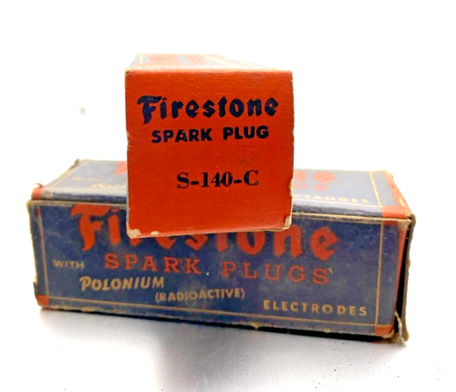 Vintage Firestone Tire & Rubber Polonium Electrodes Spark Plugs - Picture 11 of 61