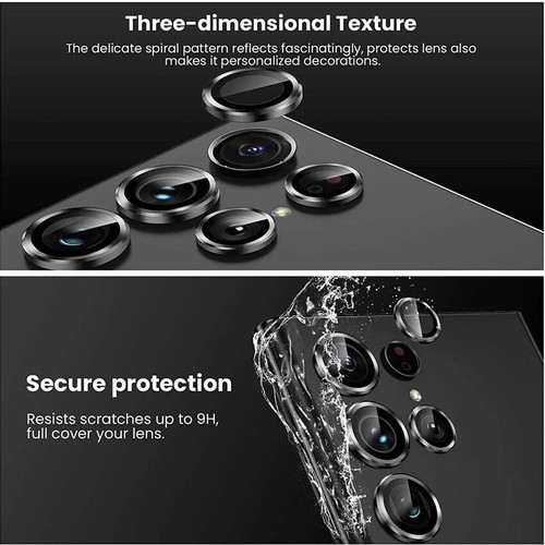 Cover Metal Full Camera Lens Protector For Samsung Galaxy S24/S24 Plus S24 Ultra - Zdjęcie 8 z 23