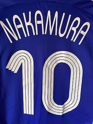JAPAN 2006 2008 Home Football Shirt #10 NAKAMURA Jersey JAPAN 2006 2008 Home Football Shirt #10 NAKAMURA Jersey
