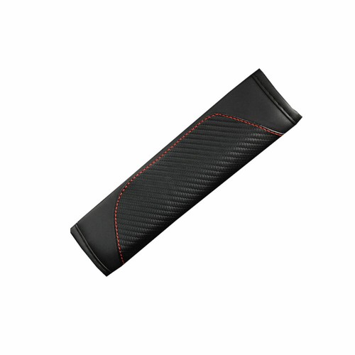 2x Carbon Fiber Soft Car Seat Safety Belt Cushion Shoulder Guard Seat Belt Cover - Bild 10 von 12