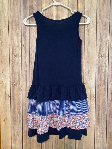 Matilda Jane Girls Marina Dress ~ 435 (Spring 2015) Summer Sleeveless Navy 12 - Picture 2 of 2