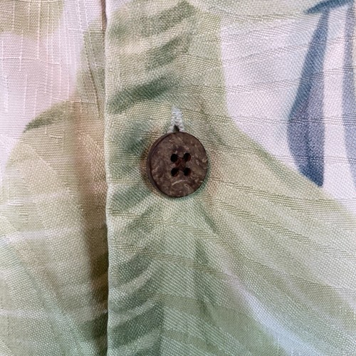 Tommy Bahama Hawaiian Shirt Men’s XL Green Palm Tree Floral Silk Button Down - Picture 5 of 12